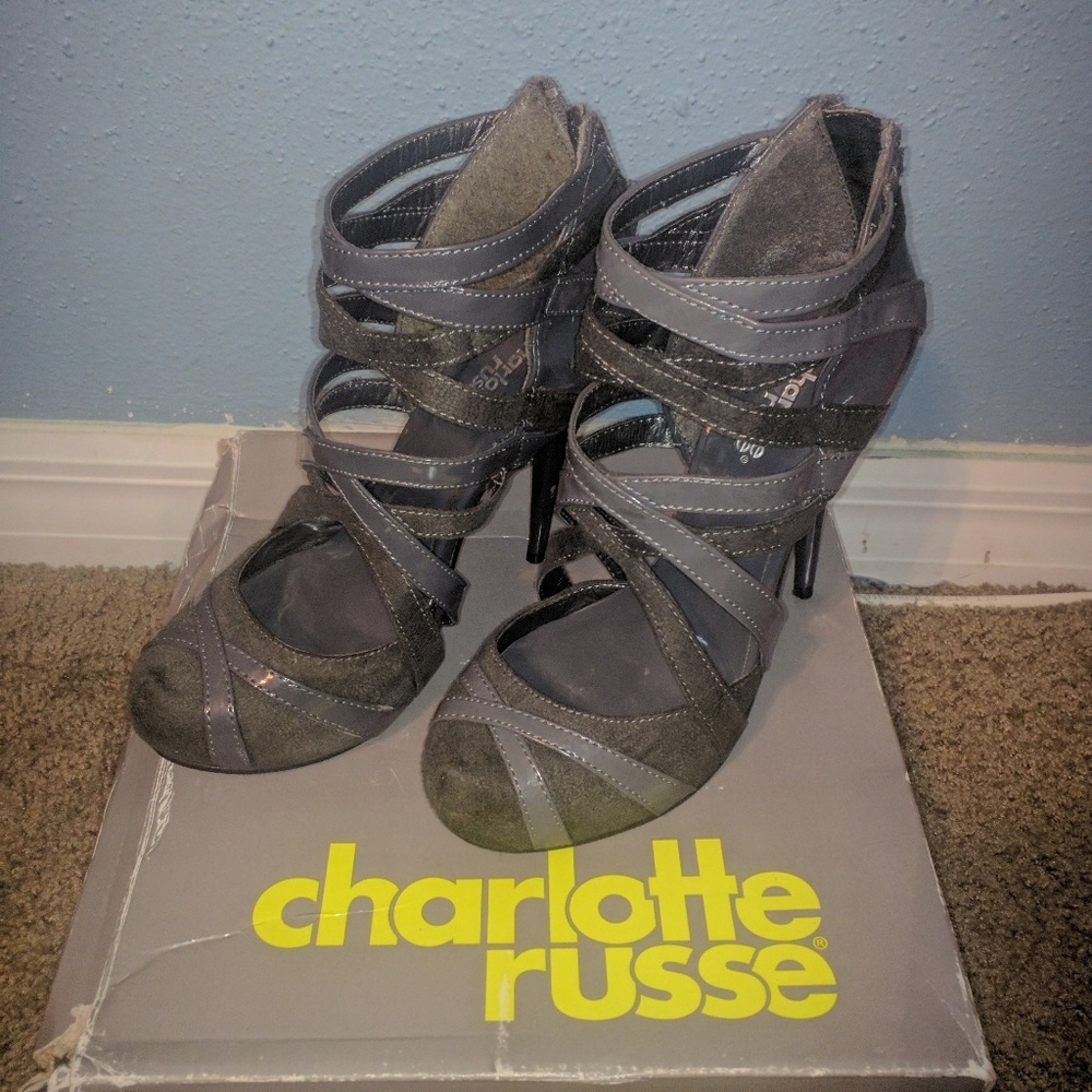 Grey heels